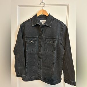 NWT The Drop black denim oversized jacket